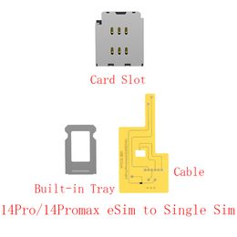 10pcs WYLIE NEW Esim to Dual SIM Card Cable for iPhone 14 plus pro max Dual Card to Dual Single No Need Separate No Damage Flex