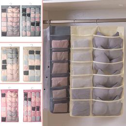 Storage Boxes Closet Hanging Organizer Adjustable Strap And Buckle For Bra Underwear Underpants Socks