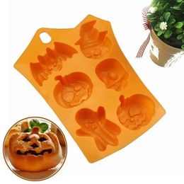 Baking Tools 3D Silicone Pumpkin Cake Mould Kitchen Pastry Molde Silicon Pastel Creative DIY Halloween Decoration