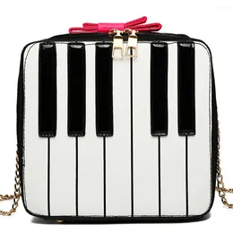 Shoulder Bags Women Piano Keyboard Square Brand Small Flaps For Ladies Female Luxury Designer Messenger Bag 2024 Freee