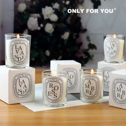 Christmas Candles Gifts 190g Luxury Dip Collection Scented Fragrance perfume Candles Birthday Wedding Party Favours Home Decorations