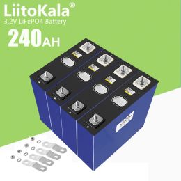 32pcs LiitoKala 3.2V240Ah Lifepo4 battery High power diy 12V 24V 240Ah Electric car RV golf cart Solar Yacht LiFePO4 battery