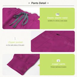 Medical Uniforms 8 Colours Scrubs Women Nurse Accessories Hospital Dental Clinic Workwear Lab Work Clothes Surgical Overall Suits