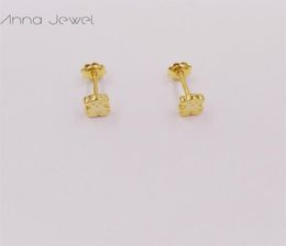 Bear Jewellery 925 sterling silver boho To us Gold earrings for women Charms stud set wedding party birthday gift Earring Luxury Ac2444522