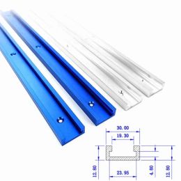 Woodworking Type-30 T-slot Miter Track Tool 400-800mm Chute Aluminium Alloy Guide Rail for Table Saw Workbench T Track DIY Tools