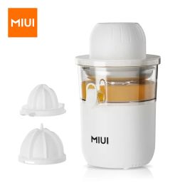 Juicers MIUI Electric Citrus Juicer Squeezer with 2 Cones, Stainless Steel Quiet Orange Juice Extractor Machine, Large Capacity, 850W