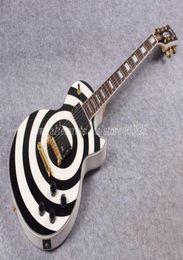 2012 new arrival guitar factory Pretty G type ZAKK Wylde signature bulls eye custom shop electric guitar9965964