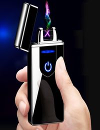 USB Charging Touch Sensing Lighter Windproof Electronic Heaters UltraThin Electric Heating Wire Cigarette Lighters Environmental 5440117