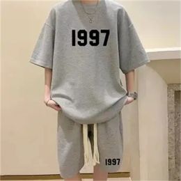 Summer Fashion Men Short Sets Anime Bear Graphic Tracksuits Trend Sportwears 2 Piece Suits Streetwear Unisex Outfits 240401