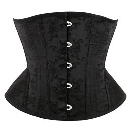 Corset Underbust Bustier Sexy Waist Cincher Vintage Corselet Top Women Corsets Gothic Plus Size Victorian Costume Lingerie