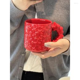 Mugs Creative Ceramic Mug Star Water Cup Colourful Electroplating Advanced Large Capacity Girls Coffee