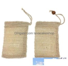 Other Bath Toilet Supplies 9 X14Cm Making Bubbles Soap Saver Sack Pouch Storage Bag Dstring Holder Drop Delivery Home Garden Dhpzd7344915