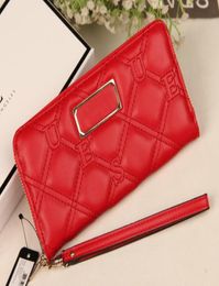 2019 new bag billfold High quality Plaid pattern women wallet men pures highend luxury s designer wallet with box3213184