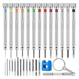 0620mmPrecision Screwdriver Set High Hardness Steel Micro Cross Kit for Home Watch Eyeglasses Jewellery Repair Tool 240407