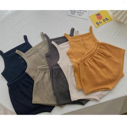 Clothing Sets Baby Summer Sleeveless Camisole Triangle Bread Pants Two-piece Comfortable Kids