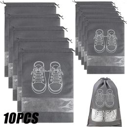 Storage Bags 5/10PCS Shoes Organiser Non-Woven Shoe Dust Portable Travel Bag Packing Pouch Organisers