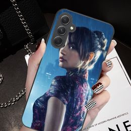 Ana Armas Mobile Cell Phone Case for Samsung Galaxy A91 70 54 53 52 34 24 21 Note 20 10 M54 Plus Ultra 5G Black Cover Funda