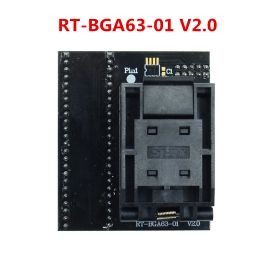 Calculators Original BGA63 Adapter for RT809H Programmer SOCKET RTBGA6301 V2.0 0.8MM Smart Calculator Chip Programming Test Clip