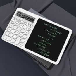 Calculators Portable LCD Writing Board with Integrated Calculator for Math Calculation, Note taking, and Memo Writing