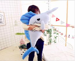 1pc Fashion Simulation Swordfish Stuffed Fish Plush Toys Pillow Lovely Creative Sofa Bed Pillow Baby Kids Toys3931890