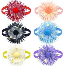 Dog Apparel 30pcs Accessories For Large Dogs Bow Ties Necktie Flowers Cute Bowknot Middle Pet Adjustable Collar Bowties Supplies