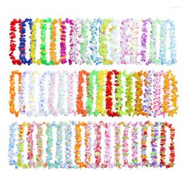 Party Decoration Colourful Tropical Flower Garland Hawaiian Decorations For Luau Themed Beach