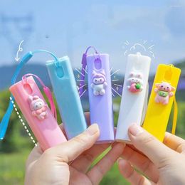 Storage Bottles Plastic Cartoon Spray Bottle Portable 10ml Resin Lanyard Dispenser Hydration Bottling Cosmetic