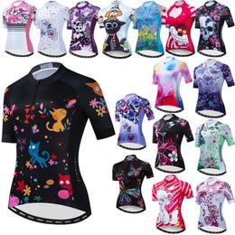 Racing Jackets 2024 Women's Cycling Jersey Summer Ladies Clothing Girl's Bicycle Clothes Road Bike Shirts Quick Dry