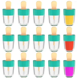 Storage Bottles 5pcs 8ml Lip Gloss Glaze Tube Empty Creative Ice Cream Lipgloss Packaging Material Makeup DIY Tubes