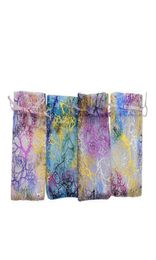 100 Pcs WHITE BLUE PINK PURPLE MIX Colours Coral Organza Jewellery Gift Pouch Bags 4 SIZES Drawstring Bag Organza Gift Candy DIY Gift2951879