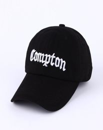 Compton Baseball Cap Men Women Snapback Hip Hop Hat Black White Casquette J12254985680