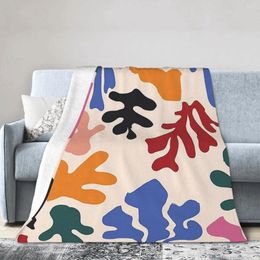 Blankets Matisse Patterns Soft Warm Flannel Throw Blanket Bedding For Bed Living Room Picnic Travel Home Sofa