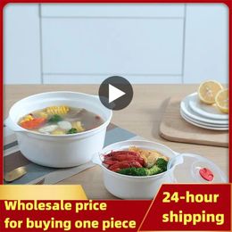 Dinnerware Lunch Box Convenient Heating Grade Microwave Containers Soup Bowl Fast Must Have Solid Color