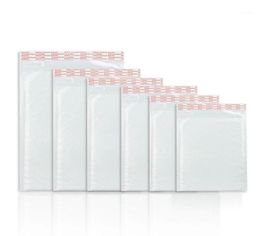 Storage Bags 20/50 Pcs Convenient White Envelope Bag Different Specifications Mailers Padded With Bubble Mailing1449124