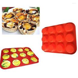 Baking Moulds 12 Cup Silicone Muffin Cupcake Pan Non Stick Dishwasher Microwave Safe