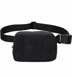 Outdoor Bags Women Men Waist Belt Bag Gym Elastic Adjustable Strap Zipper Fanny pack 51UE#1670177