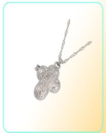 Exquisite 925 Sterling Silver Chain Necklace Diamond Jewellery Magnet Box Pendant Devout Anniversary Gift Fashion Accessories1735459