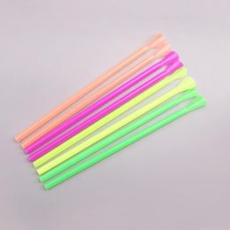 Disposable Cups Straws 100PCS Colorful Drinking Spoon Milk Tea Bar Party Wedding Celebration Kitchen Home Accessories Beverage Straw