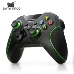 Gamepads Data Frog 2.4G Wireless Gamepad For Xbox One Game Controller Joystick For PC/XSX/PS3/Android Smart Phone/Steam Controller
