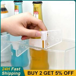 Kitchen Storage Creative Refrigerator Partition Fridge Baffle Small And Compact Divider Holder White 2024 Practical