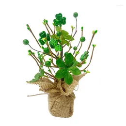 Party Decoration Irish Festival Decorative Clovers Tree Patricks Day Decorations For Home