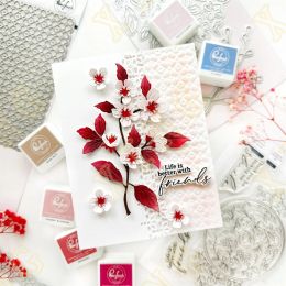 Cherry Blossoms Metal Cutting Dies Stencils for DIY Scrapbooking Album Stamp Make Paper Card Embossing New Die Cut Hot Selling