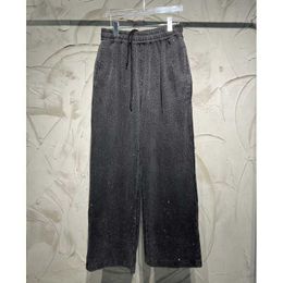 High quality designer clothing fashion familys celebrity product long pants washed made old full hot rolled unisex washing bathr