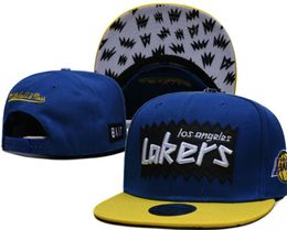 American Basketball "Lakers" Snapback Hats Teams Luxury Designer Finals Champions Locker Room Casquette Sports Hat Strapback Snap Back Adjustable Cap a24