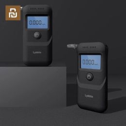 Accessories New Youpin Lydsto Digital Alcohol Tester Professional Alcohol Detector Breathalyzer Police Alcotester LCD Digital Display Tool