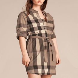 Womens Casual Dress Shirt Dress Clothing Fashion Shopping Date Outdoor Ultra-thin Classic Pattern SILS Clothing Womens Clothing Ss