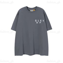 Designer Gelleries Depts Graphic Tee Depts T-Shirts Casual Man Womens Tees Hand-Painted Ink Splash Graffiti Letters Loose Short-Sleeved Round Neck Clothes 1533
