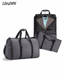 Largecapacity Folding Waterproof Suit Travel Bag Multifunction Handbag Clothing Travel Storage Bag Men039s Shirt Suit Organiz9962831