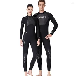 Women's Swimwear DIVE&SAIL3mmDiving Suit Men's One-Piece Warm Diving Long-Sleeved Cold-Proof Snorkeling Winter Swimming