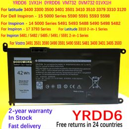 Batteries New YRDD6 Battery For Dell Inspiron 5482 5480 5481 5485 5491 5591 5593 3583 3310 2in1 3493 3582 3593 3793 5584 5493 Laptop